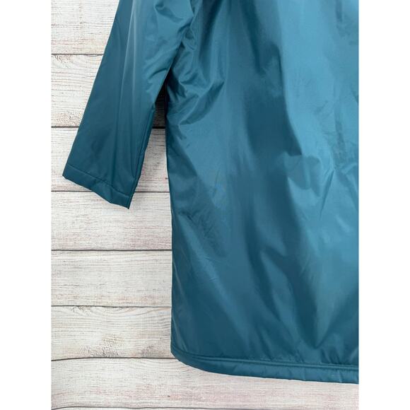 Urban Outfitters Sherpa Lined Long Parka Jacket Men's Small Green Hooded - Picture 7 of 12